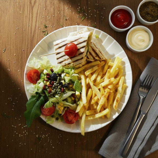 Çıtır Tavuk Wrap Menü