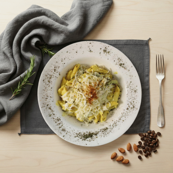 Köri Soslu Penne Pollo