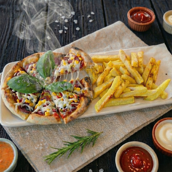 Odun Ateşinde Pizza Menü